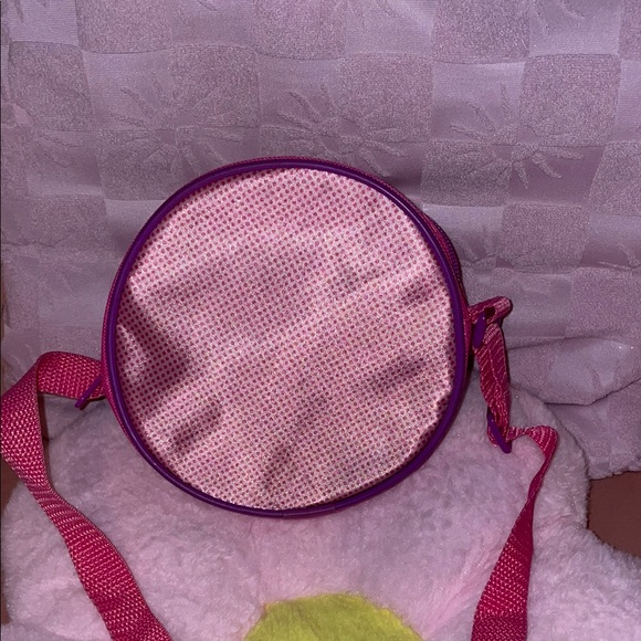 Shopkins Kids Pink and Yellow Round Bag - Picture 4 of 4